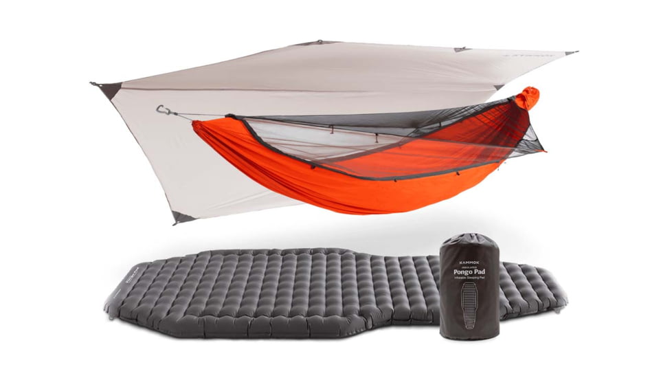 Kammok Camping Hammock Bundle, Ember Orange, camping-hammock-bundle