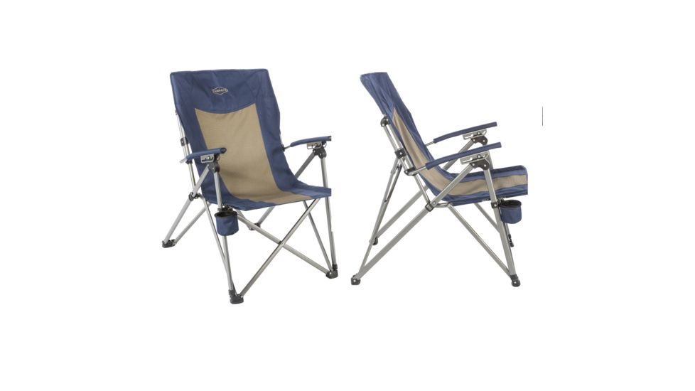 Kamp-Rite 3 Position Hard/Arm Reclining Chair w/ Cup Holder 4013031