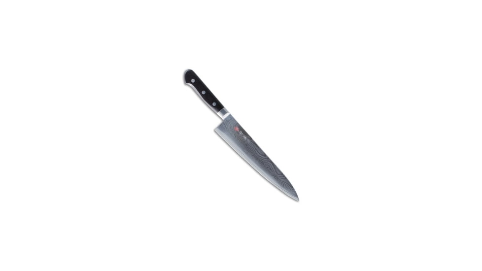 Kanetsune Kanetsune Medium Gyuto Chefs Knife 13.125" Black Wood KT-102, Black, Damascus, adult, BHQ-55631
