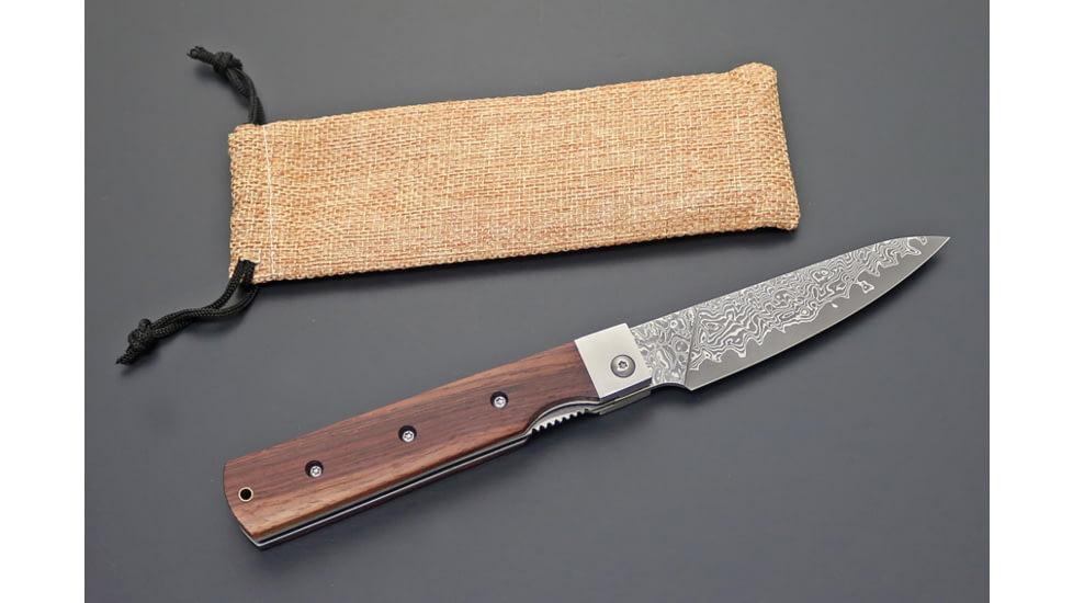 Kanetsune Petty Linerlock Damascus, KCGA004D