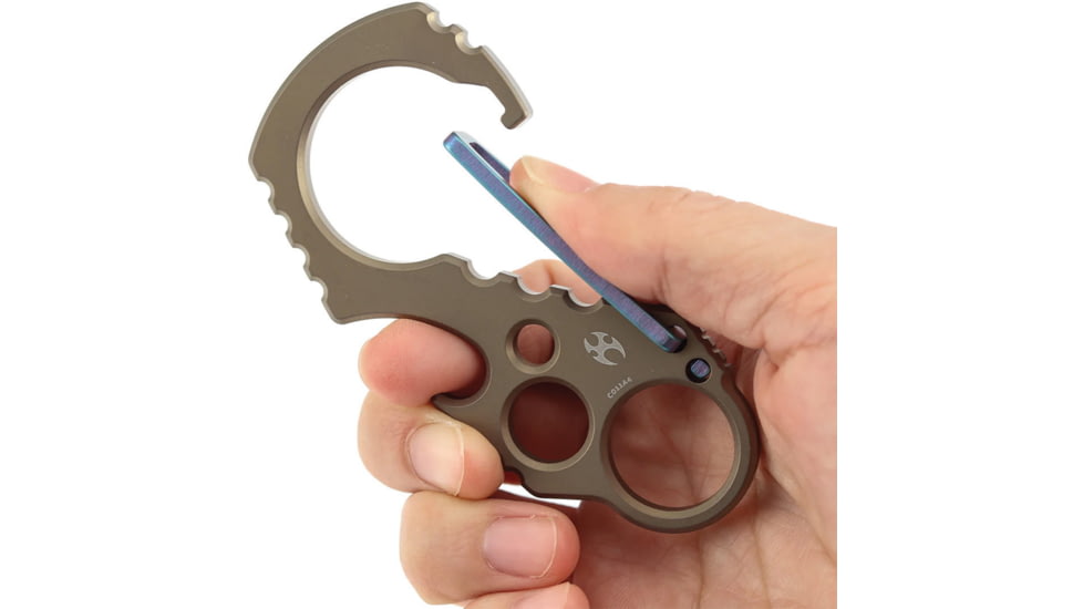 Kansept Knives Carabiner Bronze, C011A4
