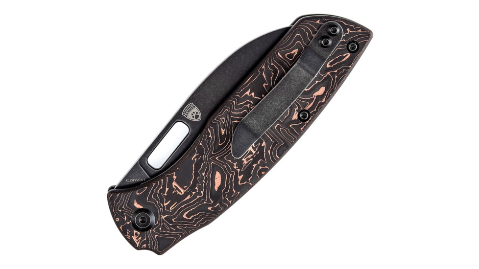 Kansept Knives Convict Framelock Copper CF