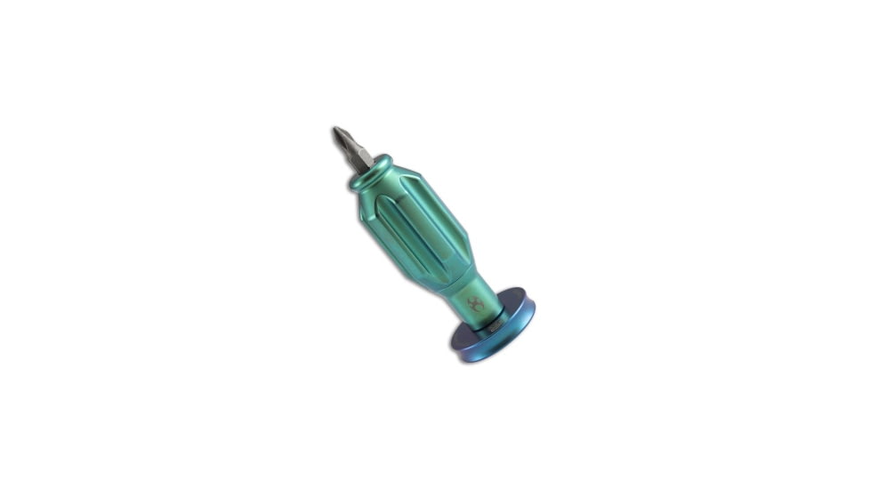 Kansept Knives Kansept Drive-R-Saurus 10 Bit Multitool Green Titanium, Green, adult, BHQ-230052