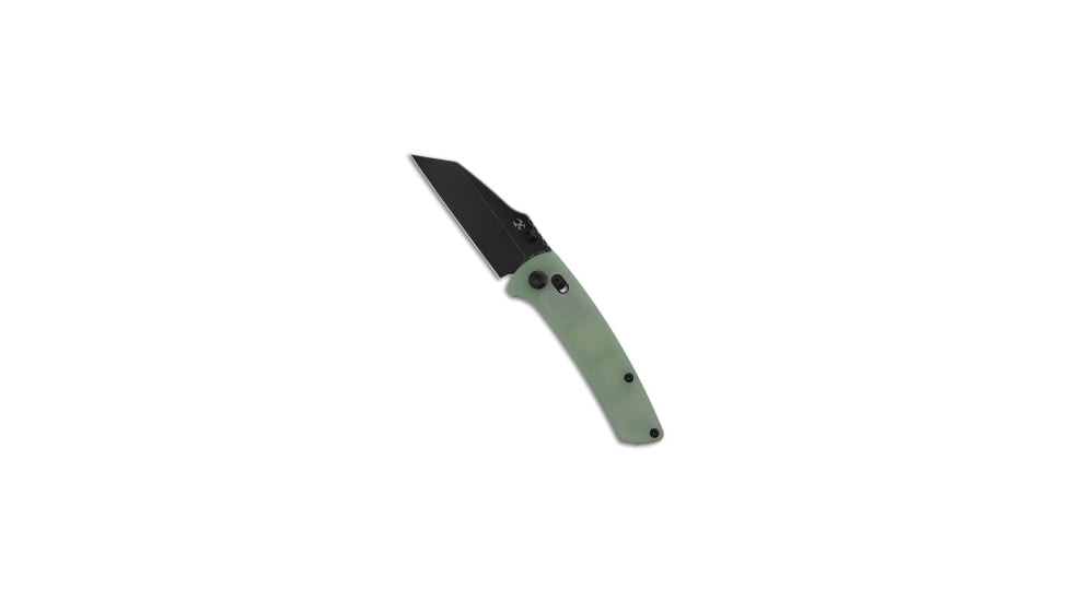 Kansept Knives Kansept Knives Main Street Crossbar Lock Knife Jade G-10 3.4" Black SW, Jade, 154CM, adult, BHQ-194651