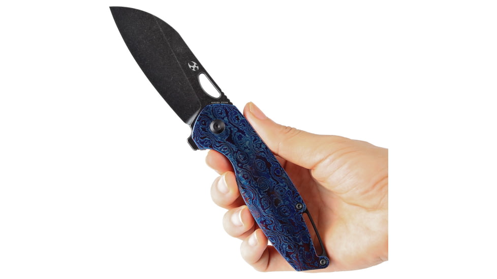 Kansept Knives Model 6 Framelock Timascus K1022B4