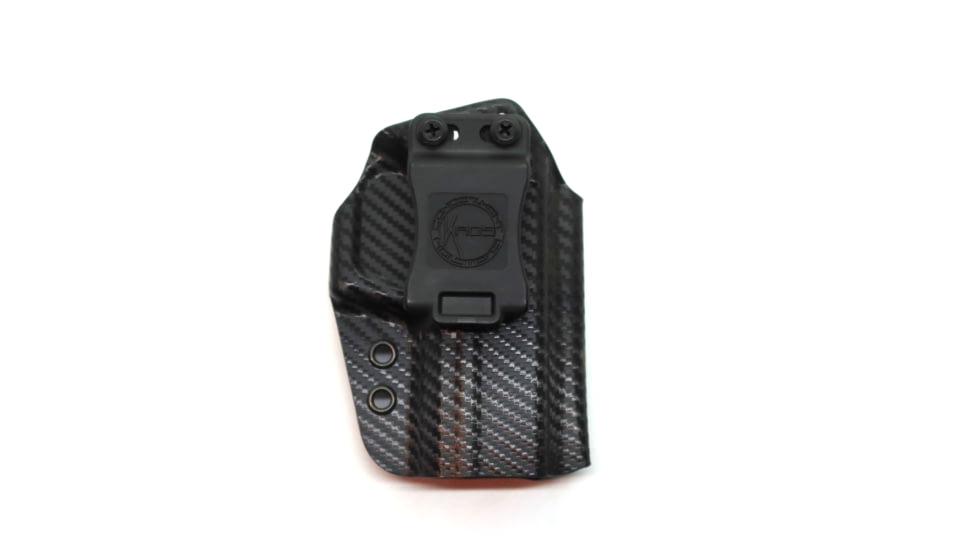 Kaos Concealment Holsters Fusion 2.0 P80 Glock 9/40 Holster, Carbon Fiber, Small, KF2-GLOCKP80-CF-RL
