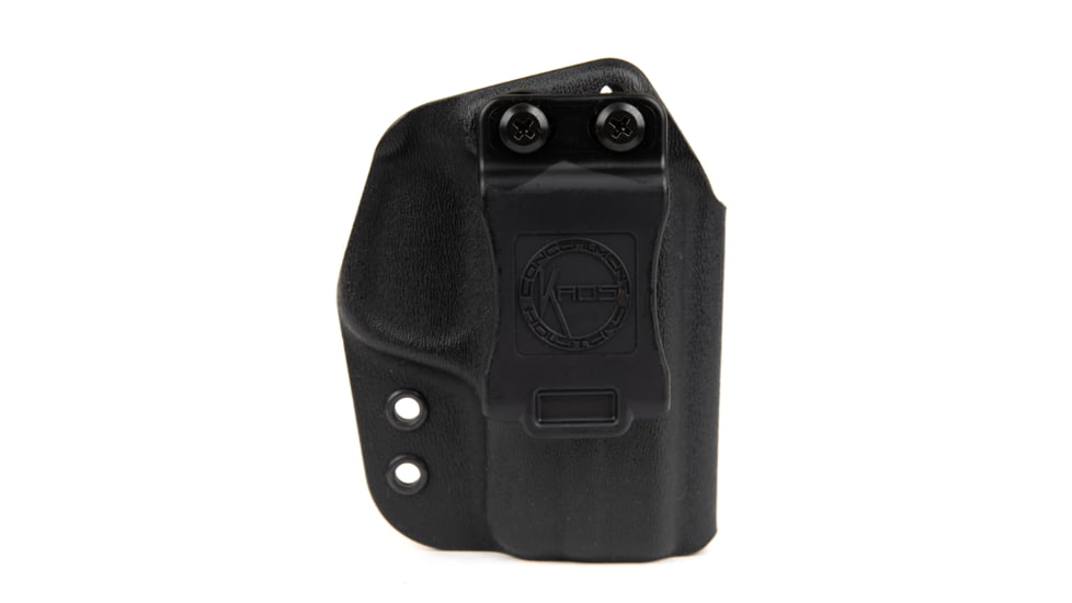 Kaos Concealment Holsters Fusion 2.0 M&amp;P Shield 9/40 Holster, Black, Small, KF2-SHIELD-BK-RL