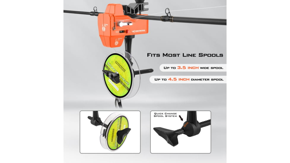 Kast King Kalibrate Line Spooler, Orange/Black, KKTALIMSPLKBLCOR
