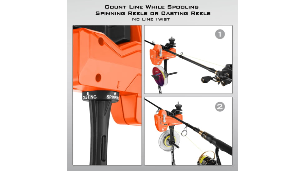 Kast King Kalibrate Line Spooler, Orange/Black, KKTALIMSPLKBLCOR