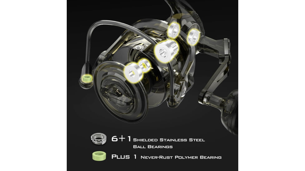 Kast King Kapstan Elite Saltwater Spinning Reel, 5.7:1, 13.9oz, KKRLSPNKPS30GM