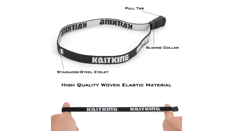 Kast King Line Boss, White, 5pk, 8in, KKTALIMACCLB8WH5