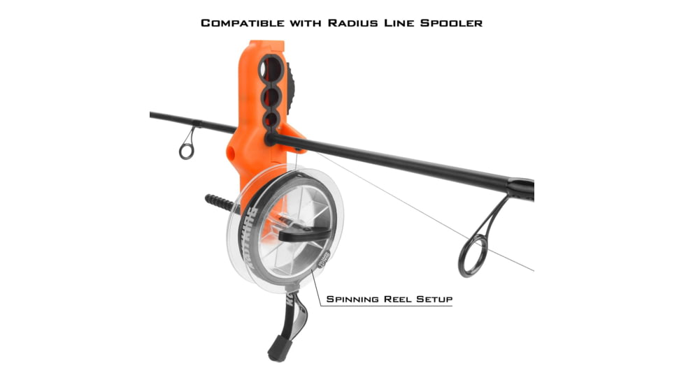 Kast King Line Boss, White, 5pk, 8in, KKTALIMACCLB8WH5