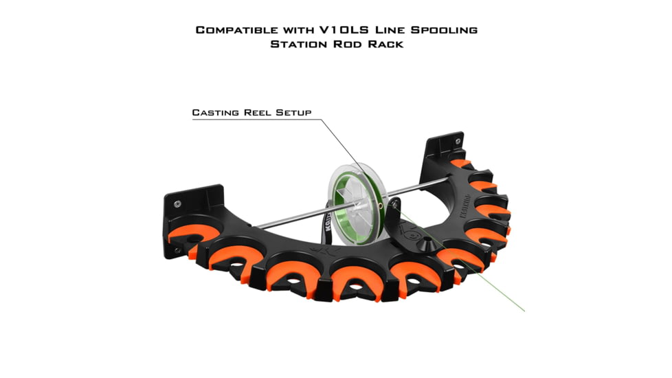 Kast King Line Boss, White, 5pk, 8in, KKTALIMACCLB8WH5