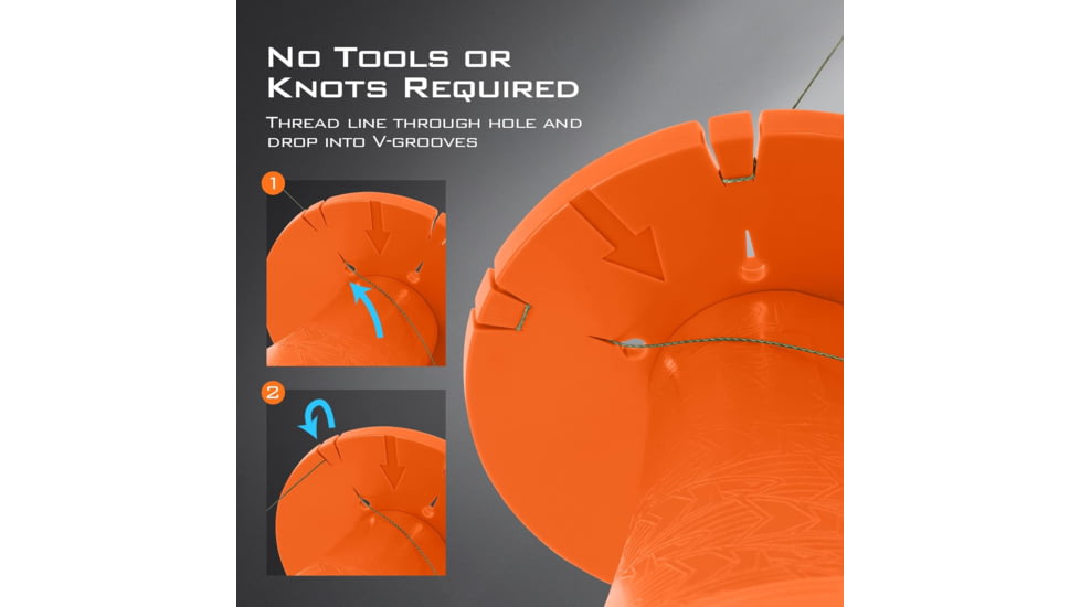 Kast King Line Stripper, Orange/Black, KKTALIMSTRGOBOR