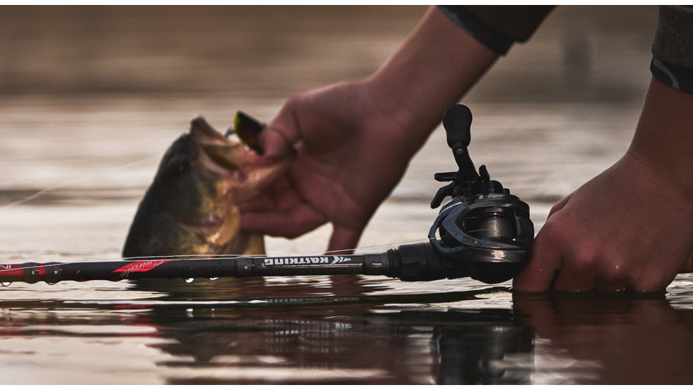 Kast King Mg12 Elite Magnesium Baitcasting Reel, Right, KKRLCSTM1275RDG