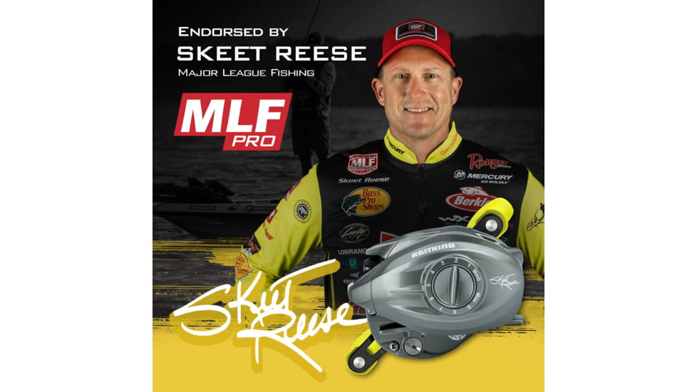 Kast King Skeet Reese Icon Baitcasting Reels, Left, KKRLCSTSR72LGS