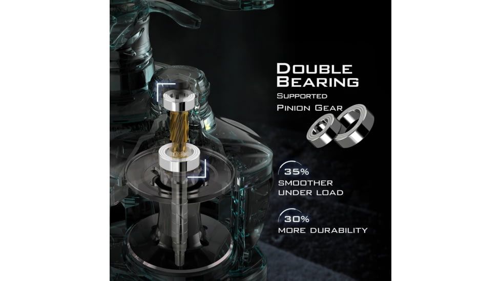 Kast King Speed Demon Elite Baitcasting Reel, Left, 7.4:1, KKRLCSTSDEDB74LGS