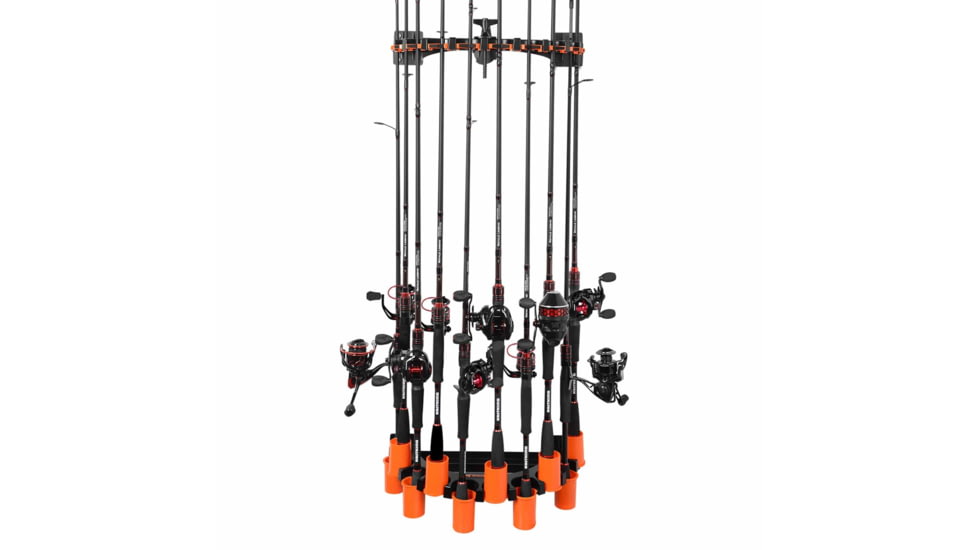 Kast King V10LS Spooling Station and Rod Rack, Orange/Black, KKTAROMRRV10LSOR