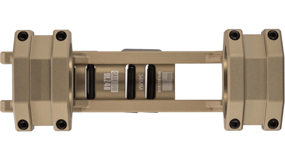 Kastle Group 1.93 ft 34mm Fortress Scope Mount, Flat Dark Earth, FSM-193-34-FDE