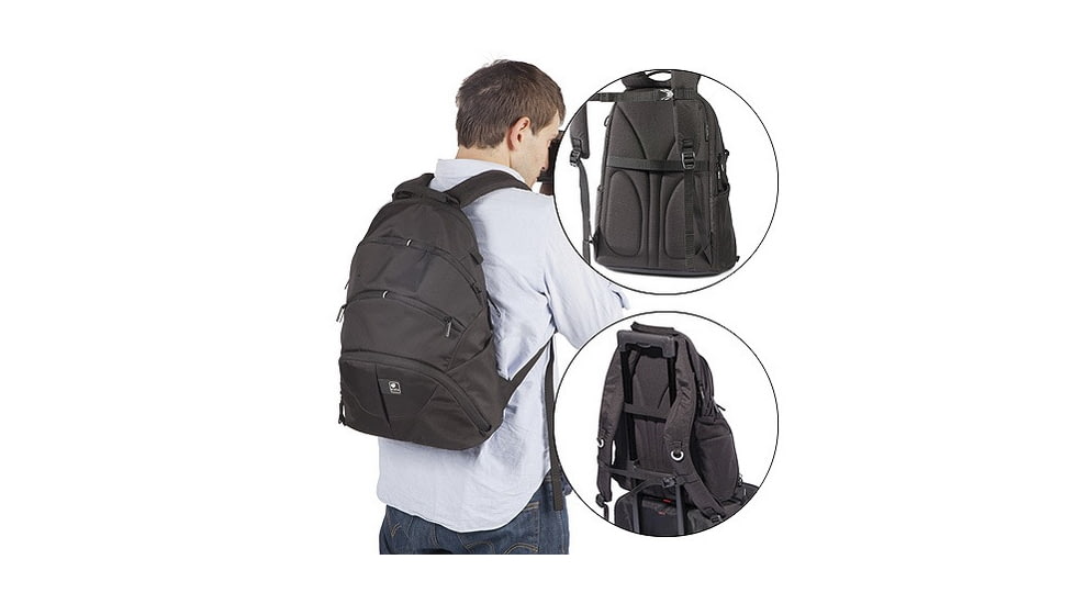 Kata Digital Rucksack, Black - DSLR, 2 Lenses, Flash