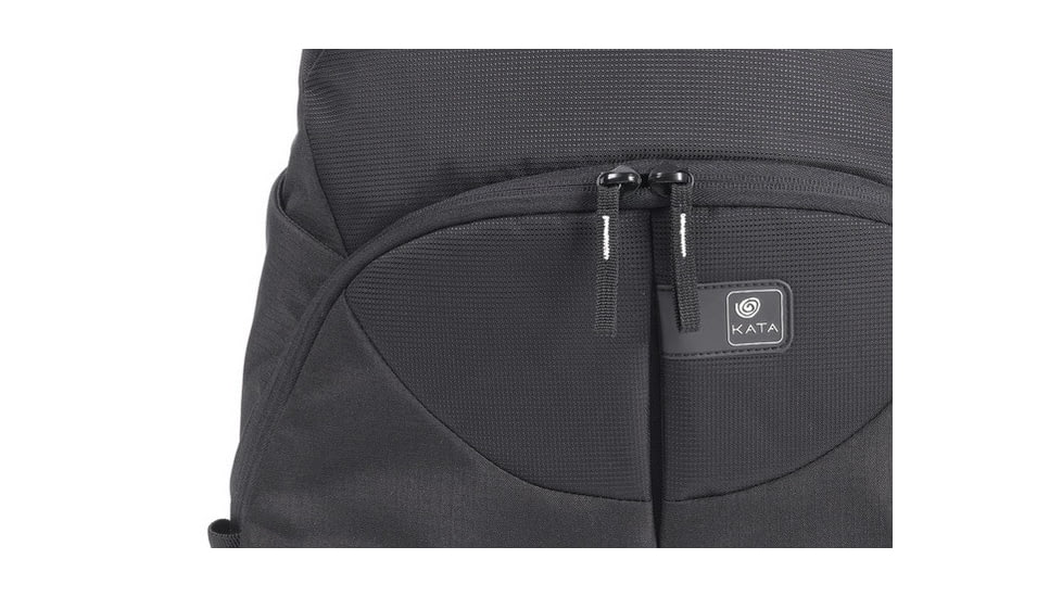 Kata Digital Rucksack, Black - DSLR w/ Mounted Lens, 3-4 Extra Lenses, Flash, 15.4in Laptop