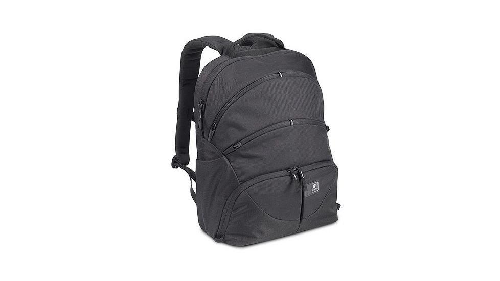 Kata Digital Rucksack, Black - DSLR w/ Mounted Lens, 3-4 Extra Lenses, Flash, 17in Laptop