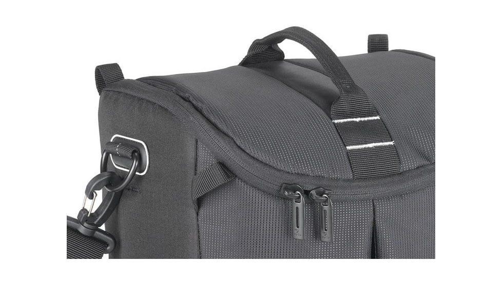 Kata DL LITE Shoulder Bag 443, Black - Pro DSLR w/ Mounted Lens and 3-4 Lenses, Flash, Accessories