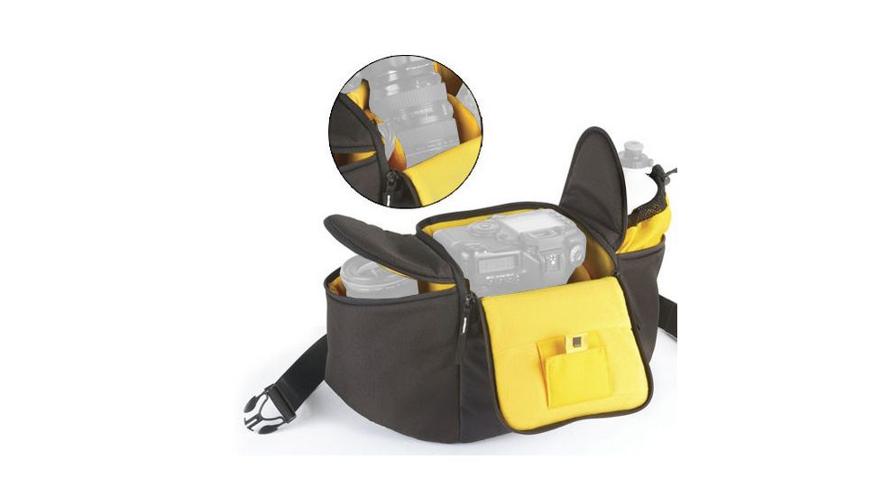 Kata HandsFree-495 DL Waist Pack - Black for DSLR w/ 4 Midrange Lenses