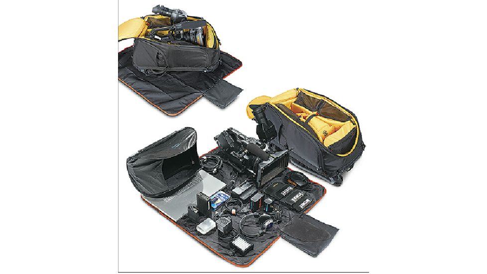 Kata Pro-V-410 PL Video Backpack Keeping Gear Clean - KT-PL-PV-410