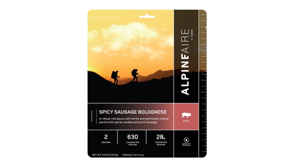 Katadyn Alpine Aire Foods Spicy Sausage Bolognese, 60650