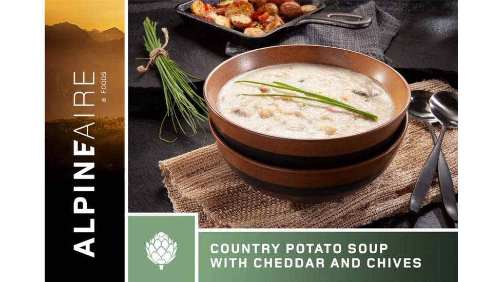 Katadyn Country Potato Soup w/ Cheedar and Chives, 2 Servings, 62120