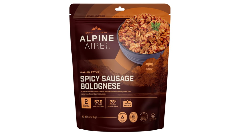 Katadyn Alpine Aire Foods Spicy Sausage Bolognese