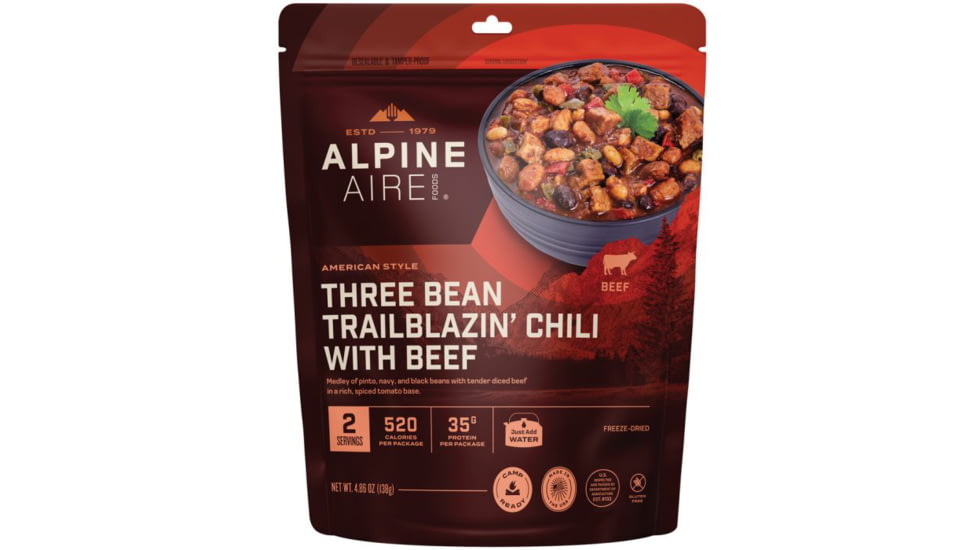 Katadyn Three Bean Trailblazin Chili w/Beef, One Size, 62440