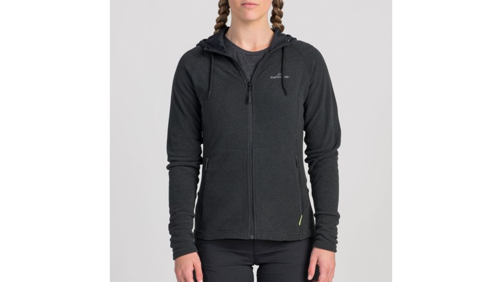 Kathmandu Arenha Hooded Jacket - Womens, Black/Black, 8, 14010/891/8