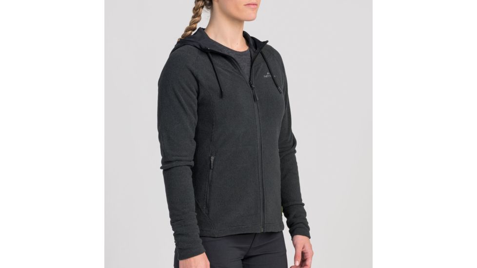 Kathmandu Arenha Hooded Jacket - Womens, Black/Black, 8, 14010/891/8