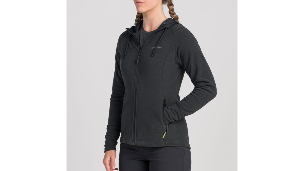 Kathmandu Arenha Hooded Jacket - Womens, Black/Black, 8, 14010/891/8