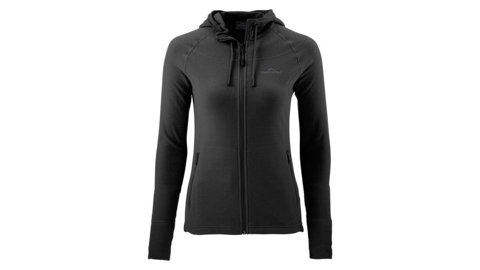 Kathmandu Arenha Hooded Jacket - Womens, Black/Black, 8, 14010/891/8