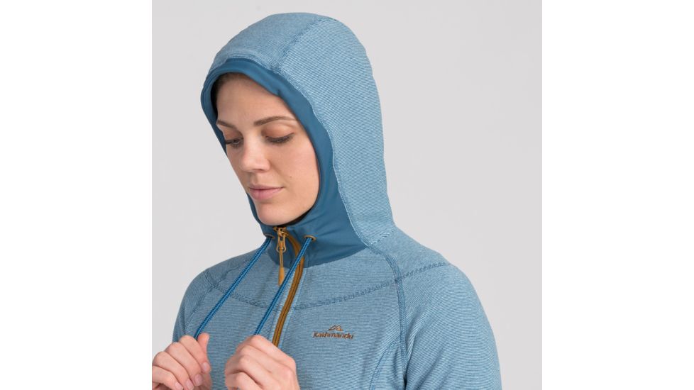 Kathmandu Arenha Hooded Jacket - Womens, Deep Sea Blue/Pumice, 8, 14010/NCJ/8