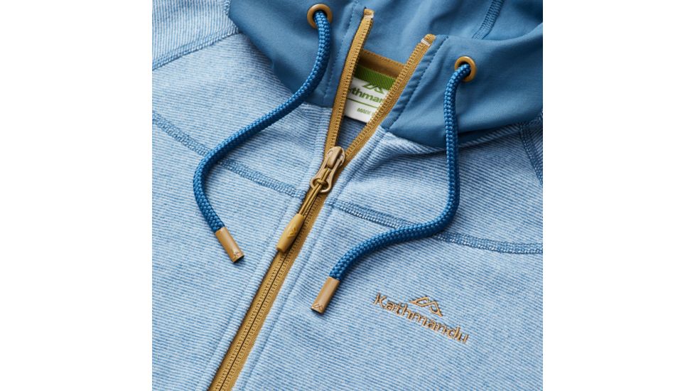 Kathmandu Arenha Hooded Jacket - Womens, Deep Sea Blue/Pumice, 8, 14010/NCJ/8