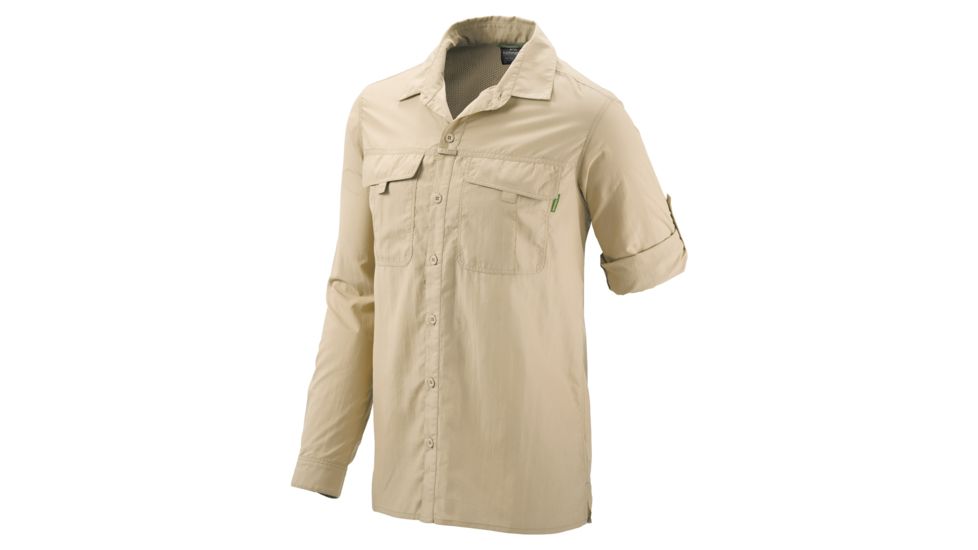 Kathmandu Kangsar buzzGUARD Long Sleeve Hiking Shirt - Mens, Honey, Extra Large, 14853/079/XL