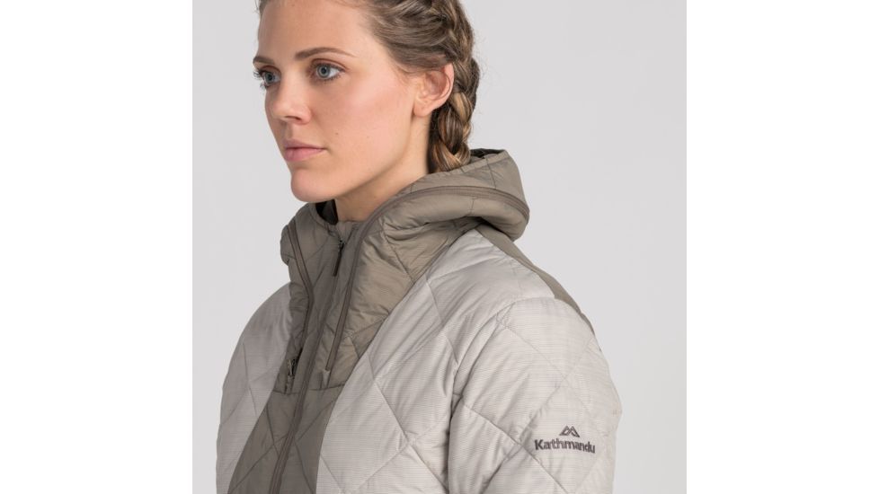 Kathmandu Lawrence Insulated Jacket - Womens, Pumice/Clay, 8, 15160/NFL/8