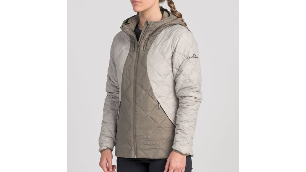 Kathmandu Lawrence Insulated Jacket - Womens, Pumice/Clay, 8, 15160/NFL/8