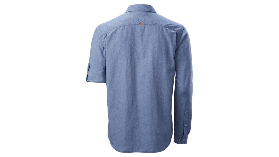 Kathmandu RFIDtech Long Sleeve Shirt - Mens, Mid Blue Marle, Extra Large, A0339/I60/XL