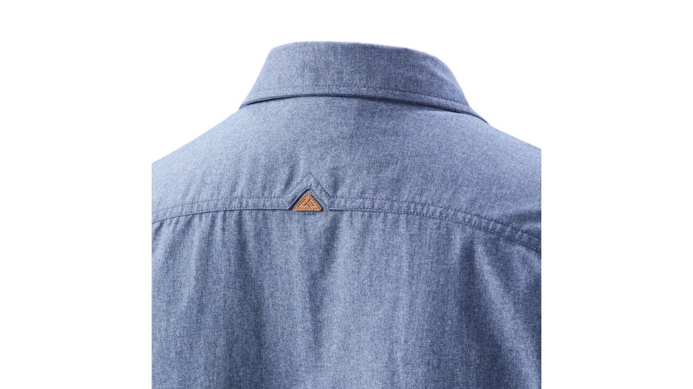 Kathmandu RFIDtech Long Sleeve Shirt - Mens, Mid Blue Marle, Extra Large, A0339/I60/XL