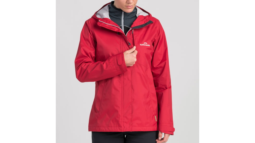 Kathmandu Trailhead Rain Jacket v2 - Womens, Chilli Pepper, 8, A0434/260/8