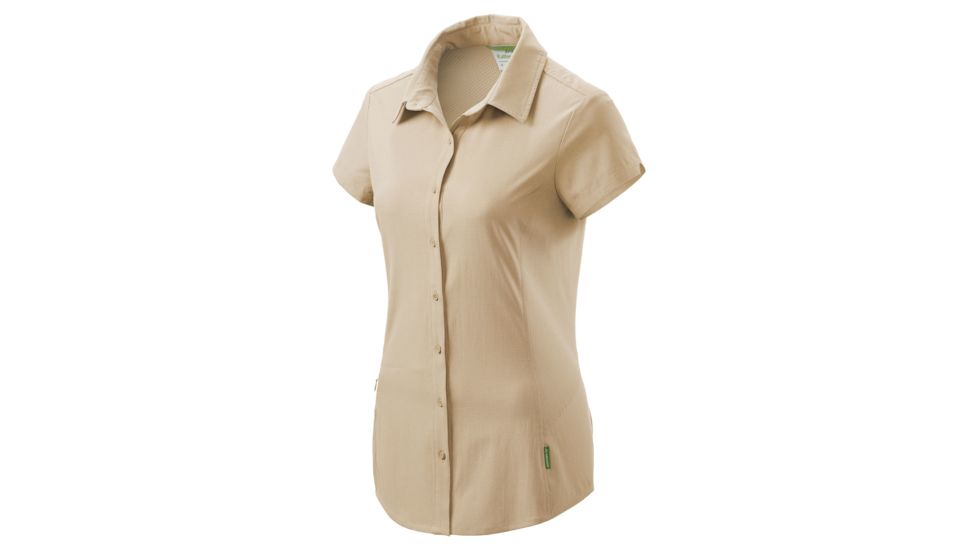 Kathmandu Vipan Short Sleeve Shirt - Womens, Honey, 8 US, A0345/079/12