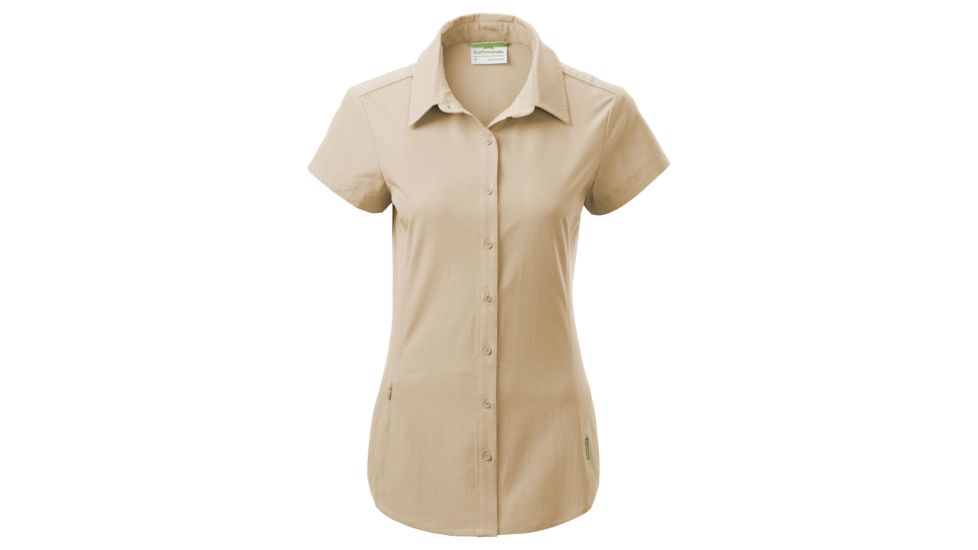 Kathmandu Vipan Short Sleeve Shirt - Womens, Honey, 8 US, A0345/079/12