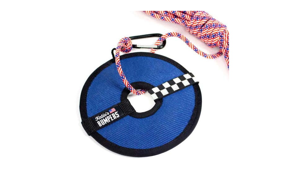 Katie's Bumpers Frequent Flyer Square Dog Toy, Blue, FF1BLU