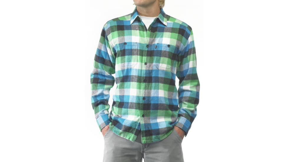 Kavu Big Joe Long Sleeve Shirt - Men's-Lagoon-X-Large