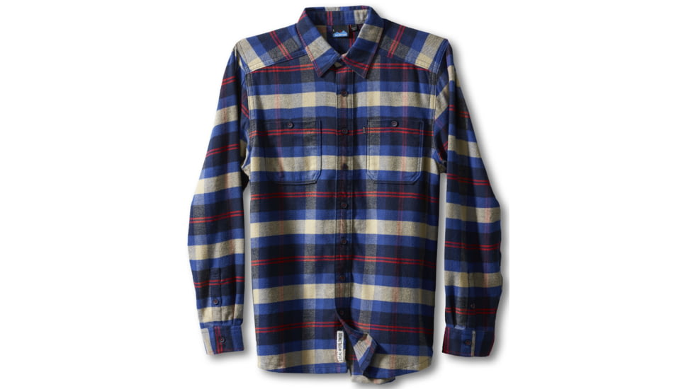 Kavu Big Joe Long Sleeve Shirt - Men's-Royal-Large